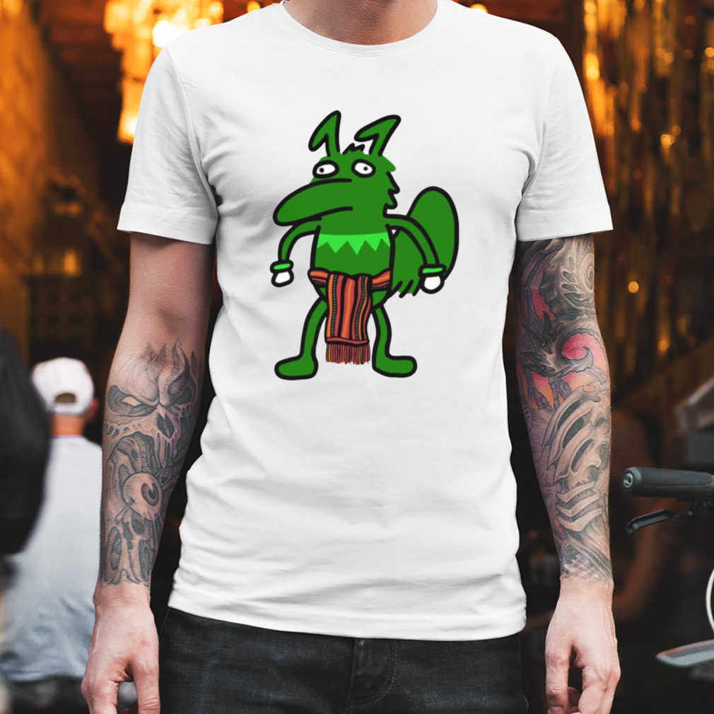 Green Petr Cartoon Character shirt