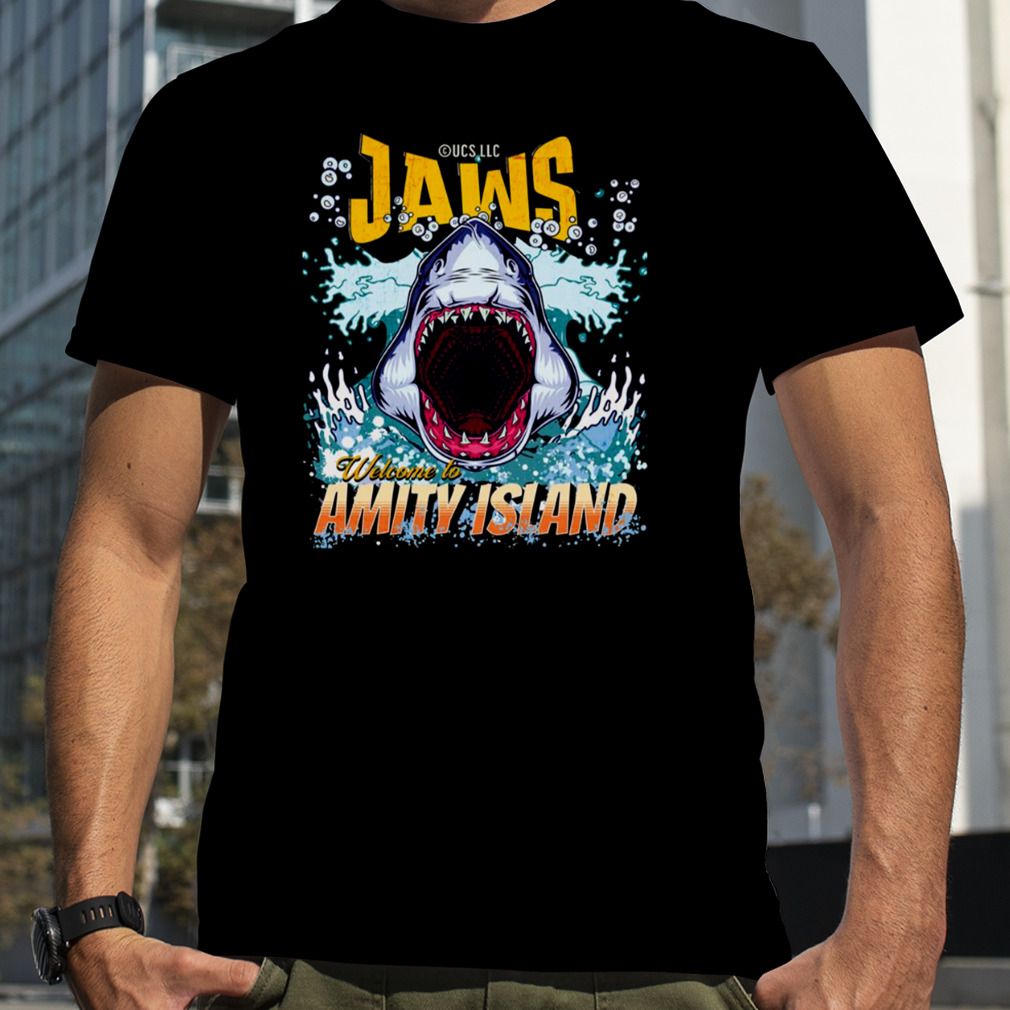 Jaws Fan Art Welcome To Amity Island Quint’s Shark Fishing shirt