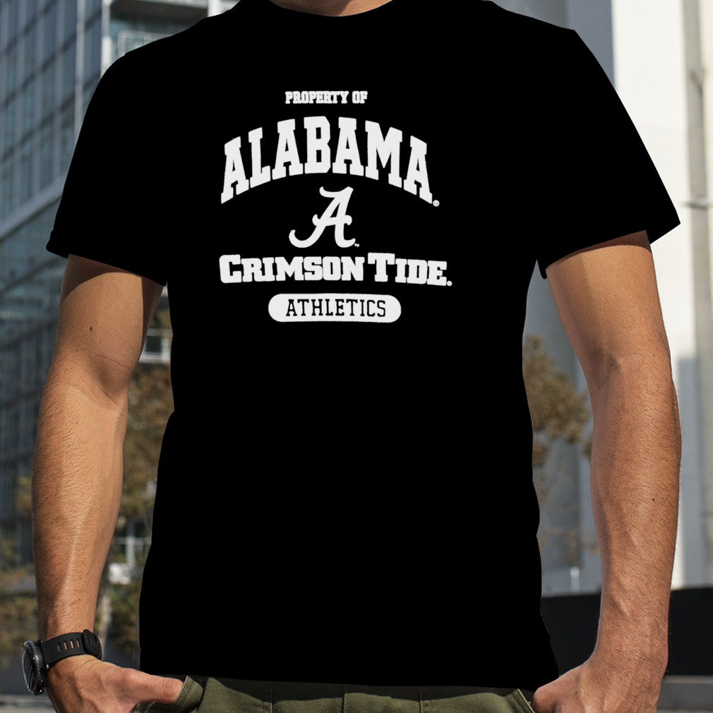 Property of Alabama Crimson Tide athletics shirt