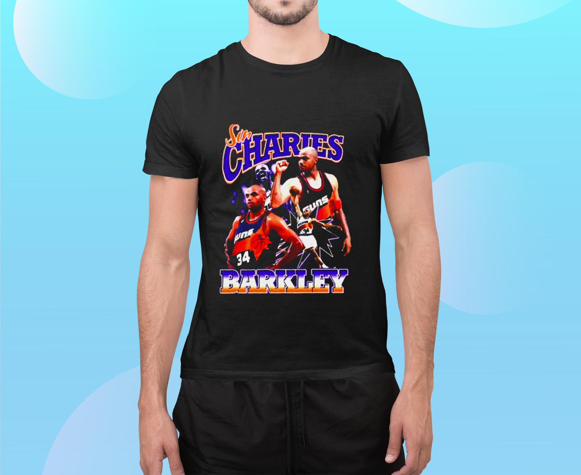 Sin Charles Barkley Phoenix Suns Philadelphia 76ers shirt