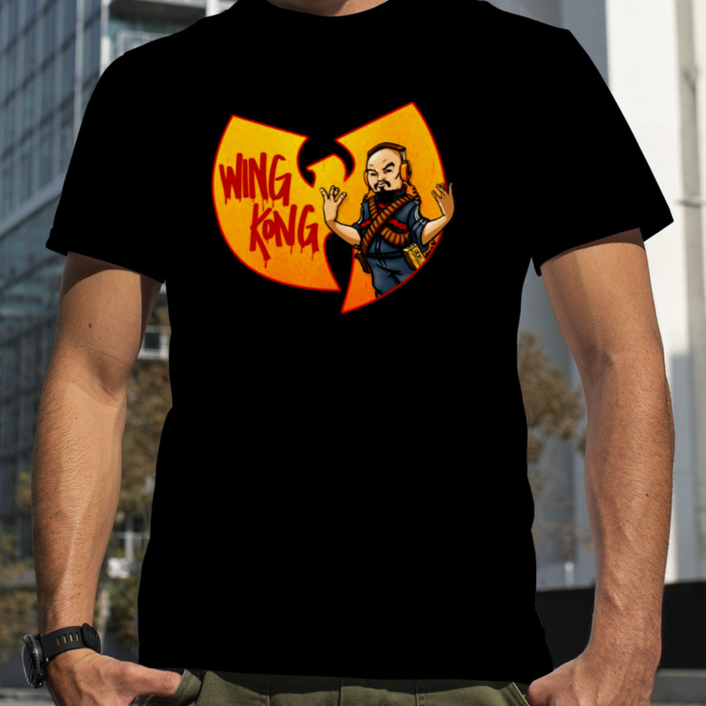 Wing Kong Rules Funny Wu Tang Logo shirt