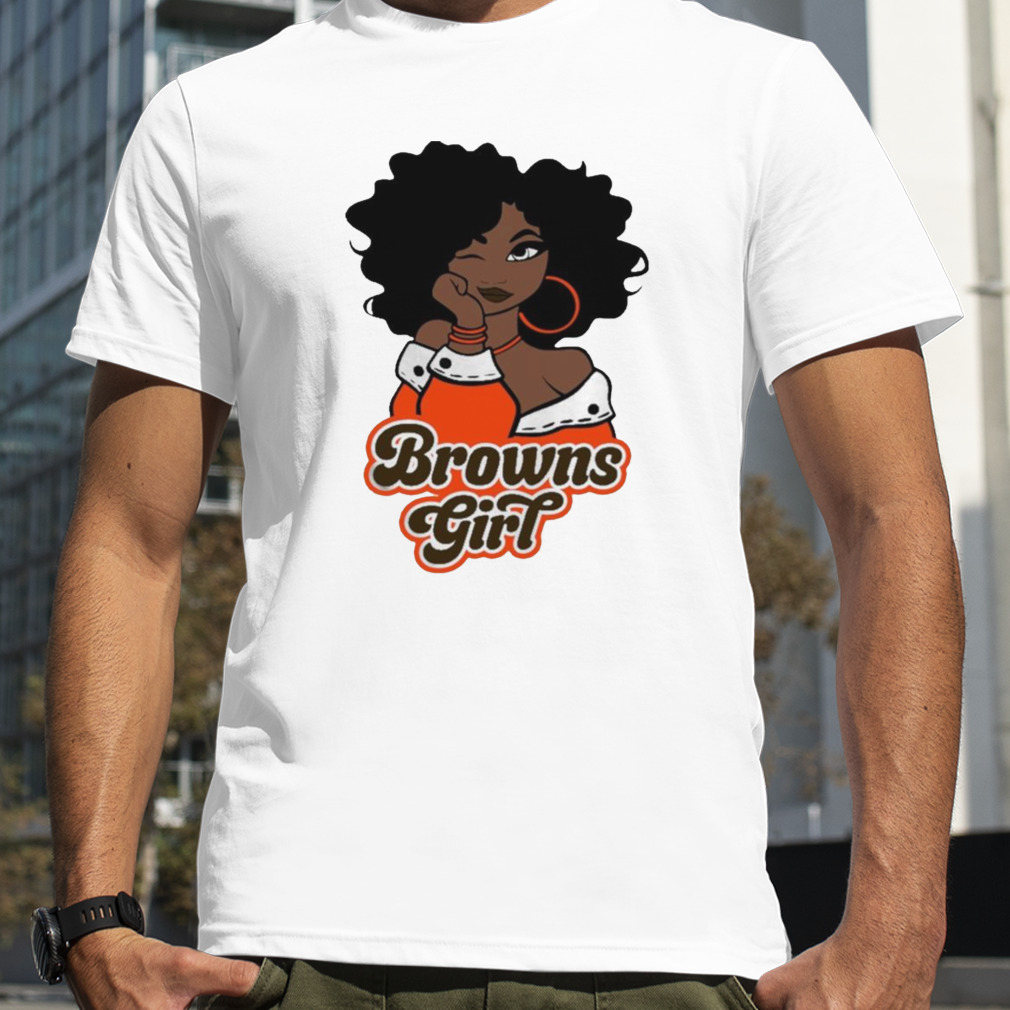 Cleveland Browns football Black Girl 2022 shirt - Trend T Shirt