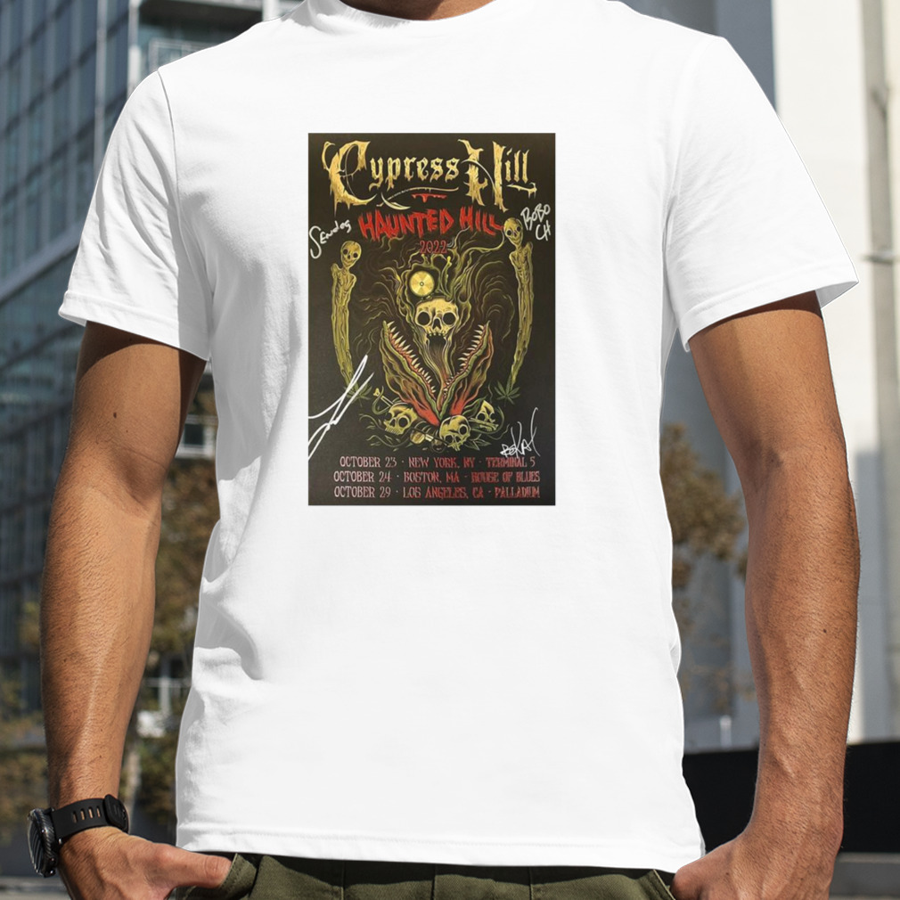 Cypress Hill Haunted Hill 2022 Limited Shirt