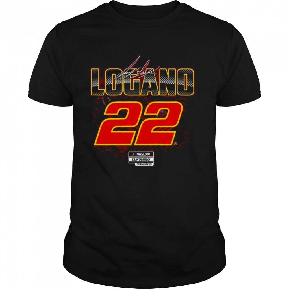 Joey logano 22 nascar cup series champion signature shirt 1 Unisex shirts