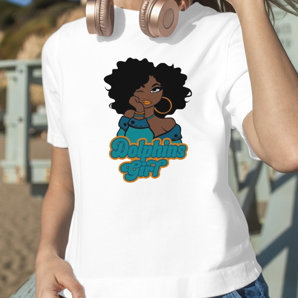 Black miami clearance dolphins shirt