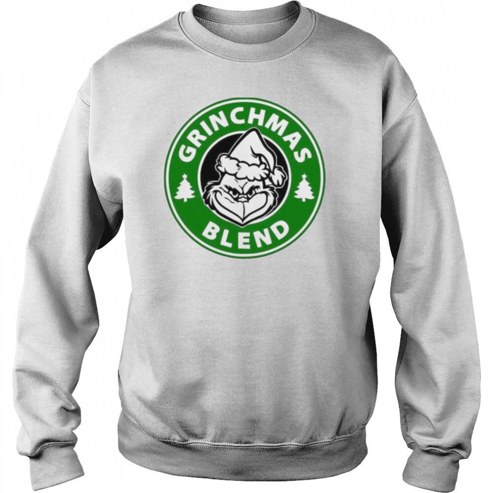 Santa Grinch Grinchmas blend Merry Xmas shirt 4 Sweat shirt