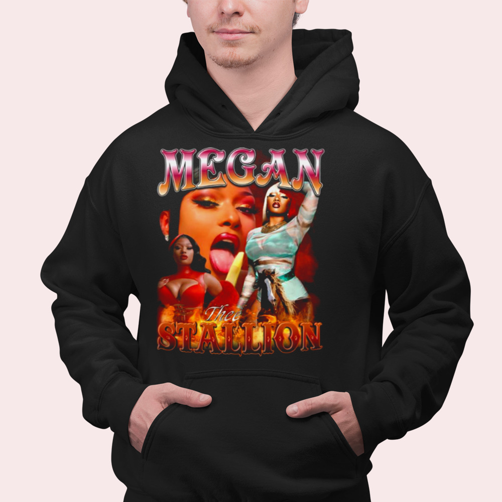 Vintage Bootleg Mégan Thée Stállion Singer shirt 4 Hoodie