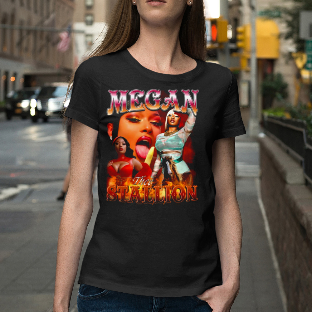 Vintage Bootleg Mégan Thée Stállion Singer shirt 2 Premium Ladies Tee