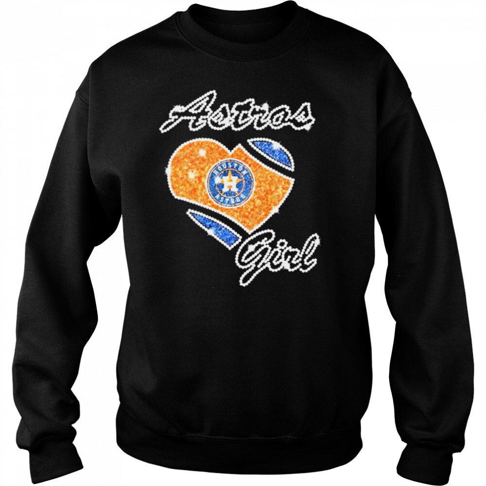 Houston Astros Girl Heart Diamond 2022 shirt 2 Sweat shirts