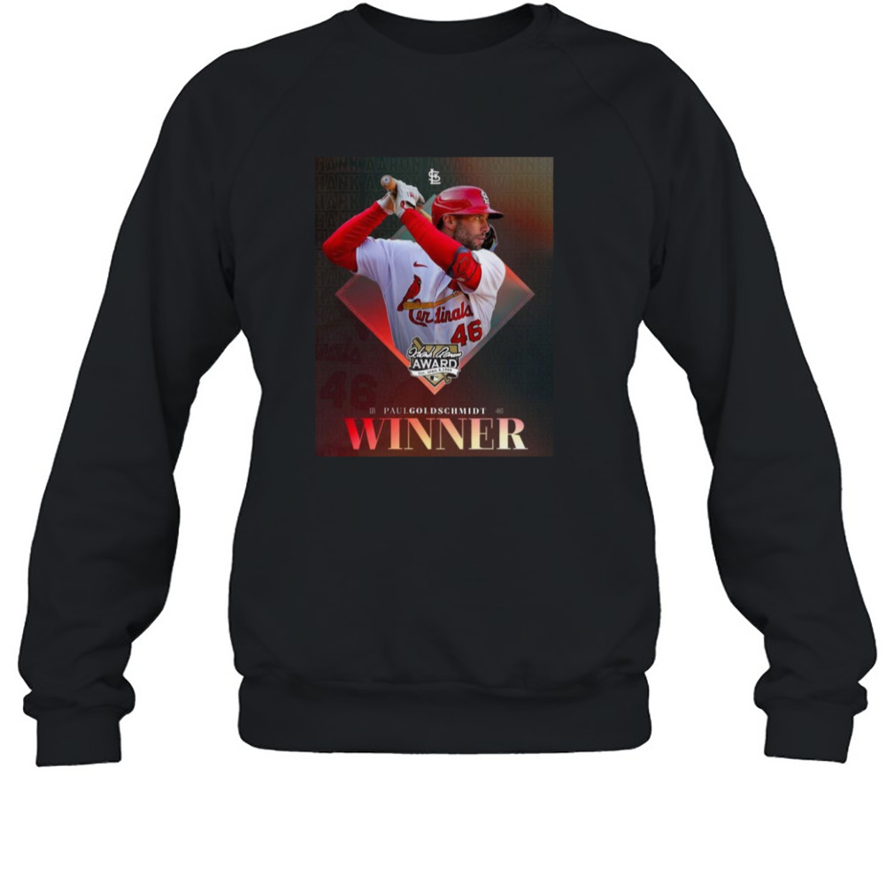 St Louis Cardinals Paul Goldschmidts Dominant Winner 2022 NL Hank Aaron Award Honors Shirt