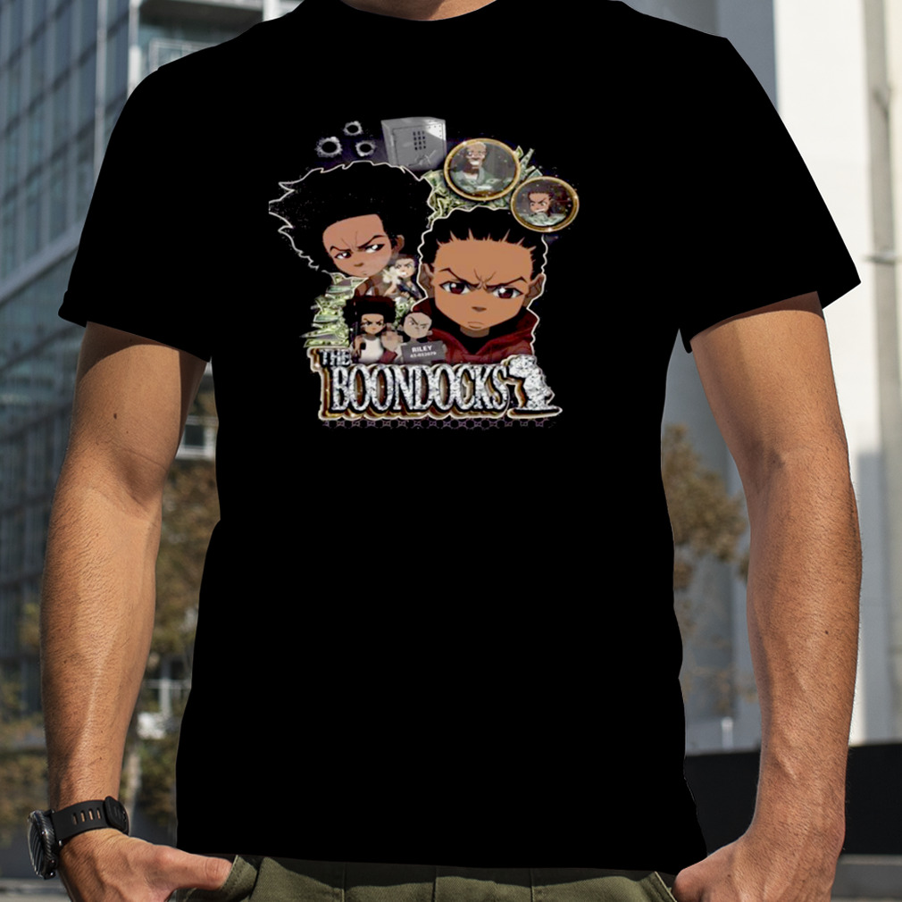 The Collage Design The Boondocks Vintage shirt