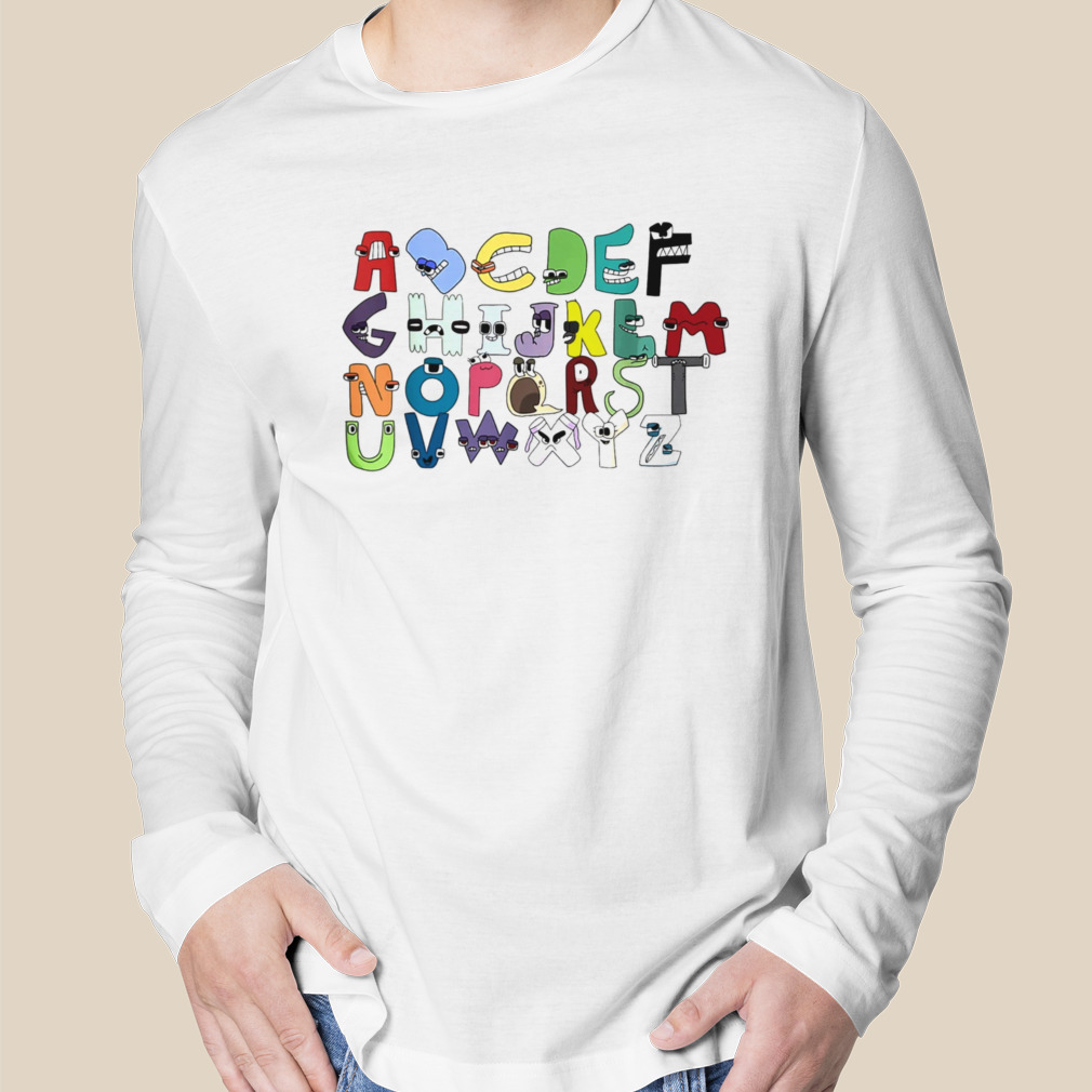 Villain Letter ABC Learning Boys Matching Evil Alphabet Lore T-Shirt 