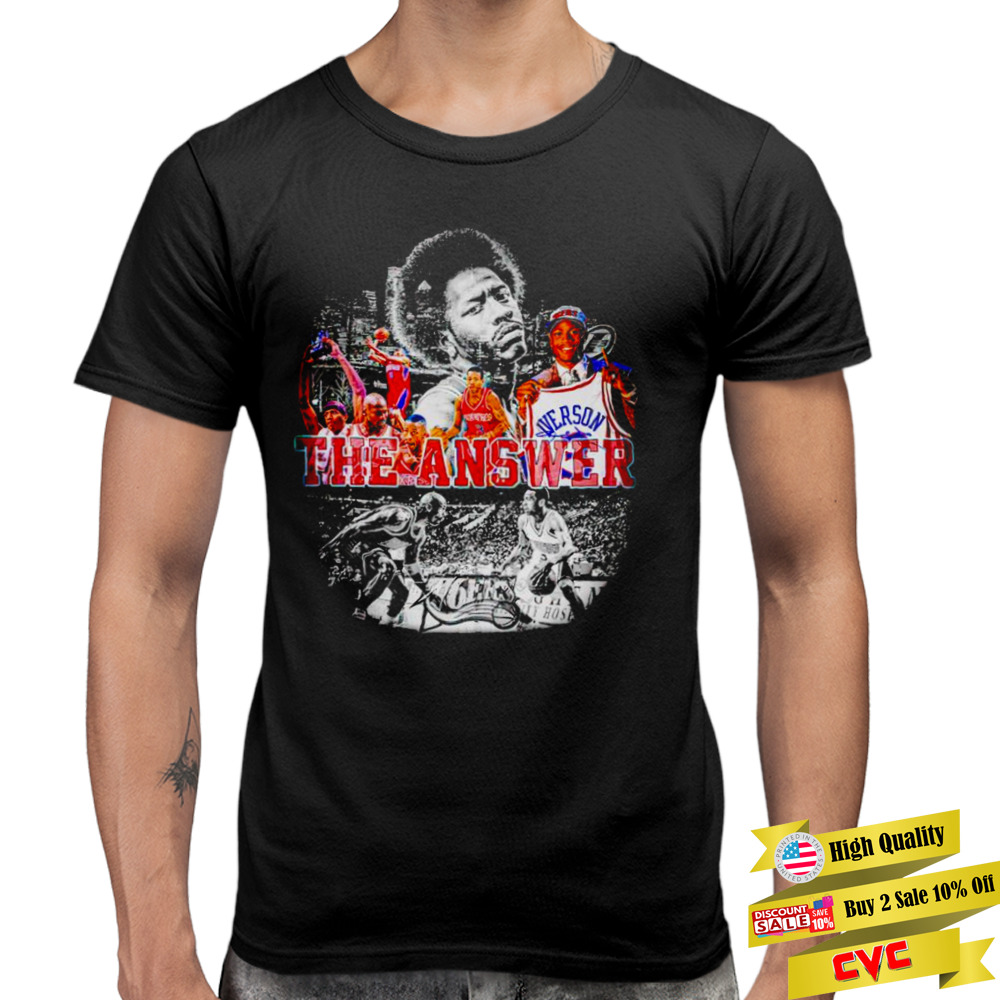 Allen Iverson the answer T-shirt 3 Premium Men Tee