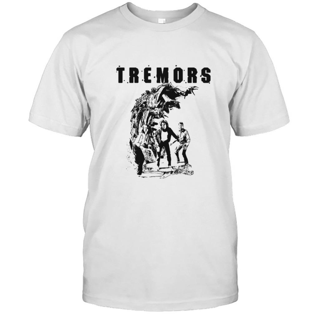And White Design Tremors Movie Tribute shirt