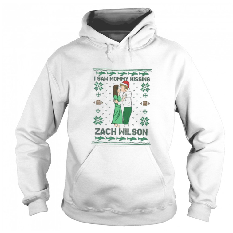 Official I saw mommy kissing Zach Wilson ugly Christmas 2022 T