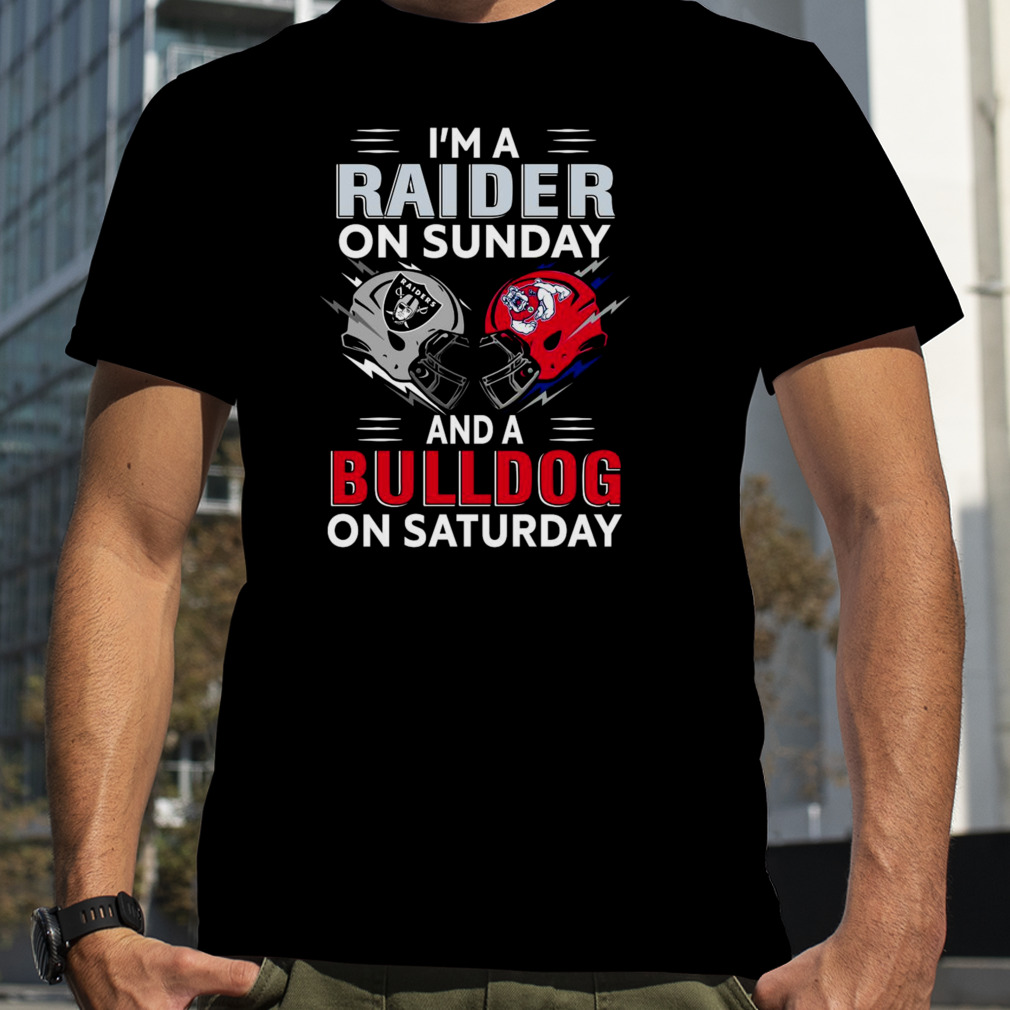 Las Vegas Raiders On Sunday And Georgia Bulldogs On Saturday 2022 Shirt