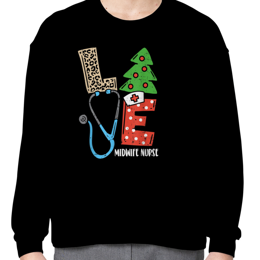 Love Stethoscope Snowflake Nurse Christmas Scrub Xmas Family Shirt, hoodie,  sweater and long sleeve