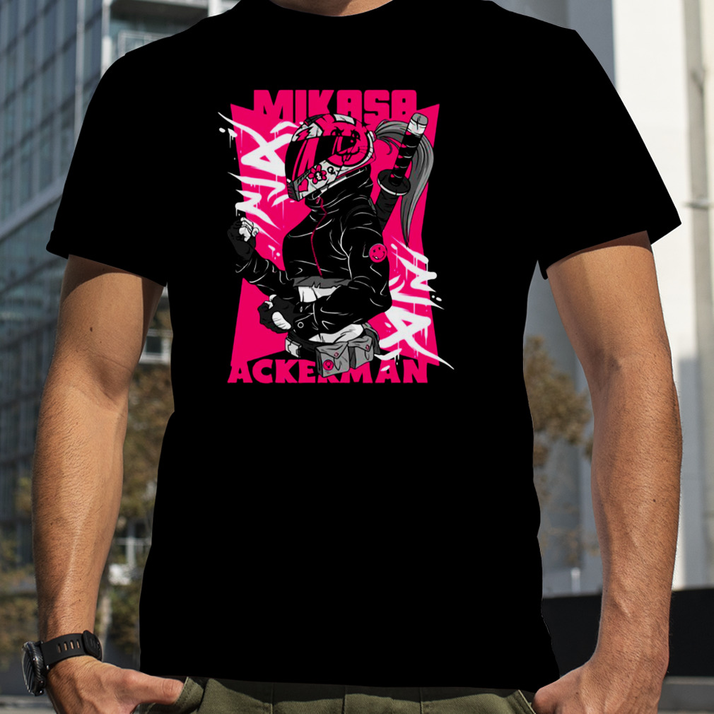 Mikasa Ackerman Bleach Swordswomanfighter shirt