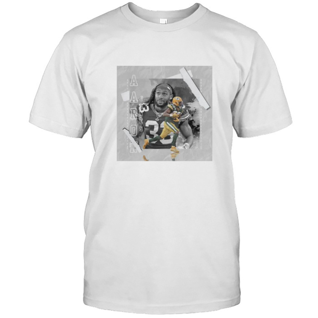 Aaron Jones Green Bay Packers football poster design shirt, hoodie, sweater  and v-neck t-shirt