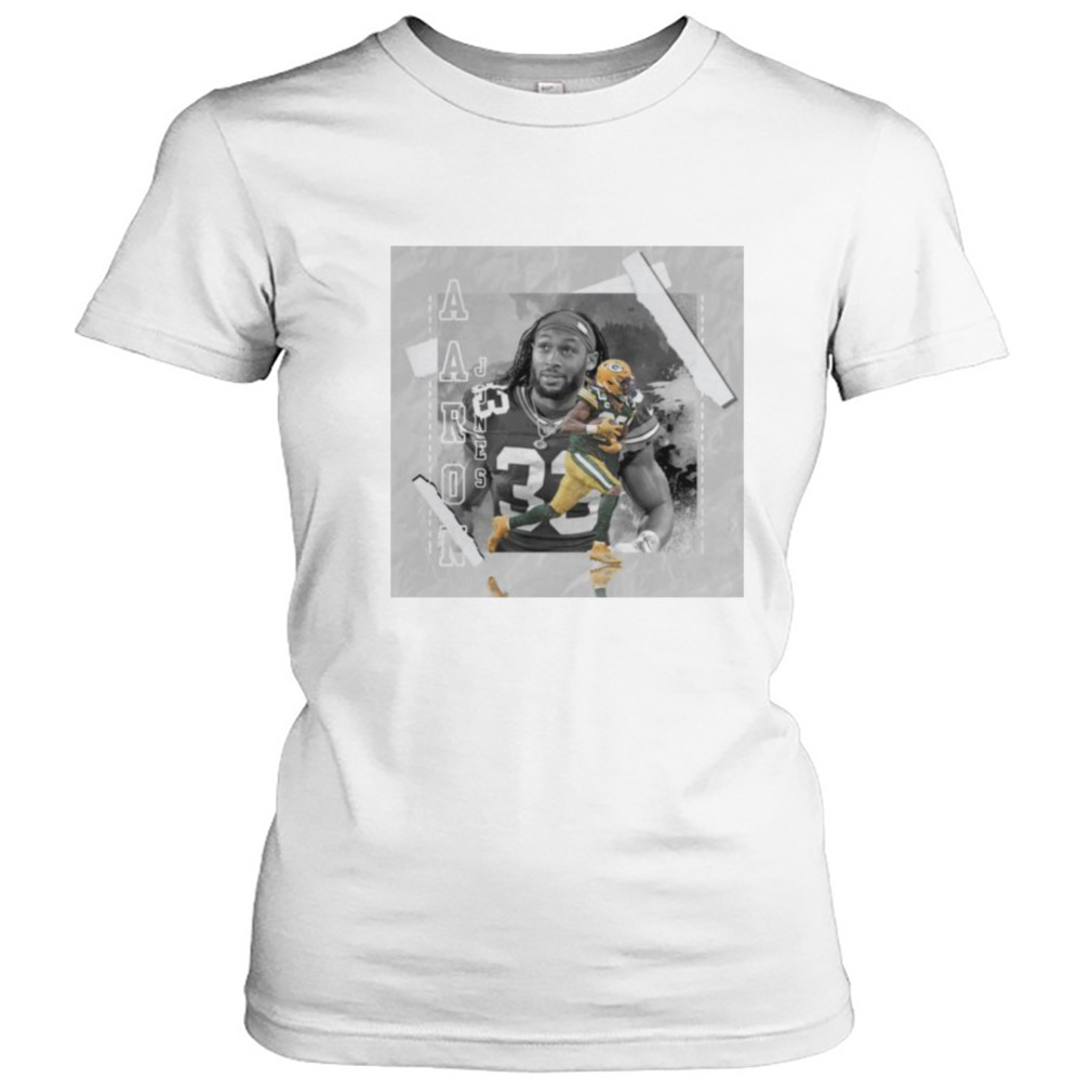 Rinkha Aaron Jones Football Paper Poster Packers 2 T-Shirt