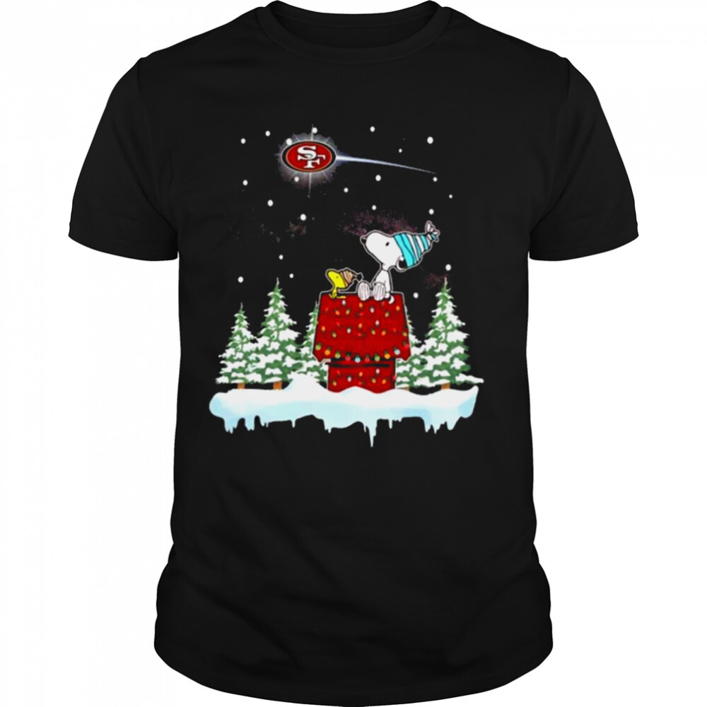 Snoopy And Woodstock San Francisco 49ers Ugly Christmas shirt