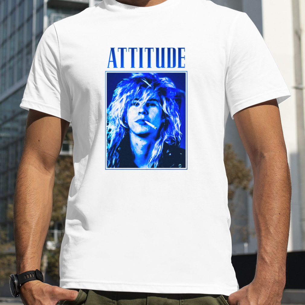 Attitude Blue Design Duff Mckagans shirt