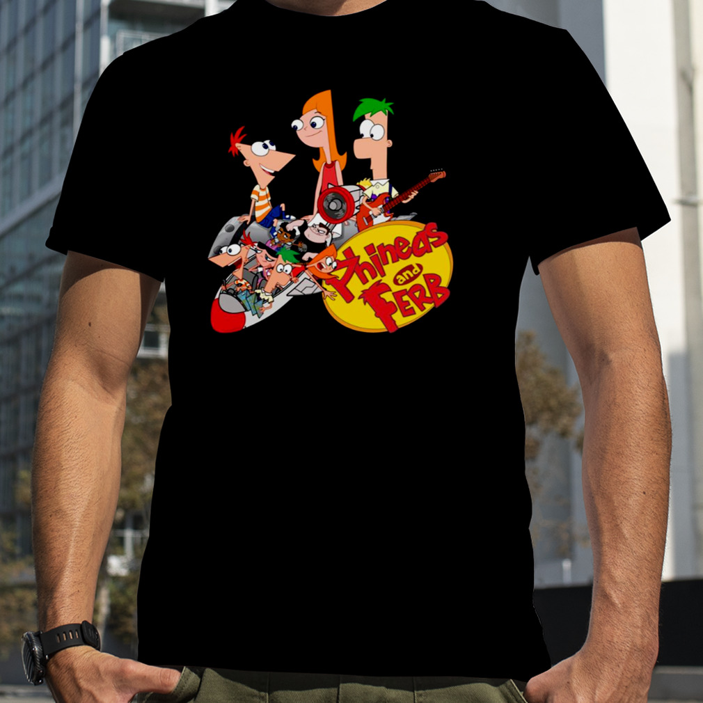 Cartoon Kids Phineas And Ferb shirt