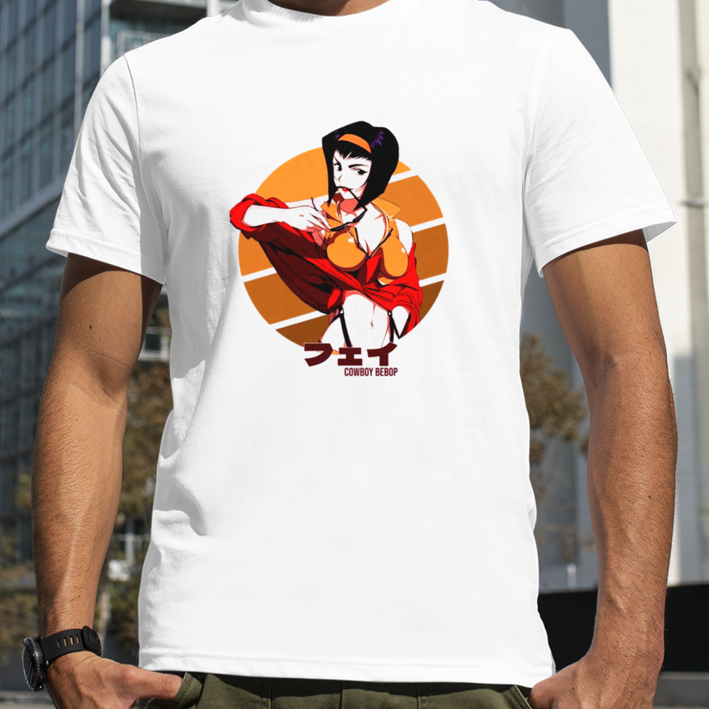 Circle Design Faye Valentine Cowboy Bebop shirt