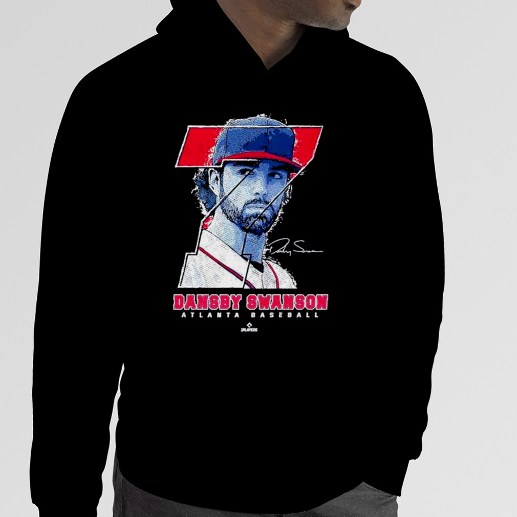 Dansby Swanson Signature Atlanta Abstract An American baseball T-Shirt,  hoodie, sweater, long sleeve and tank top