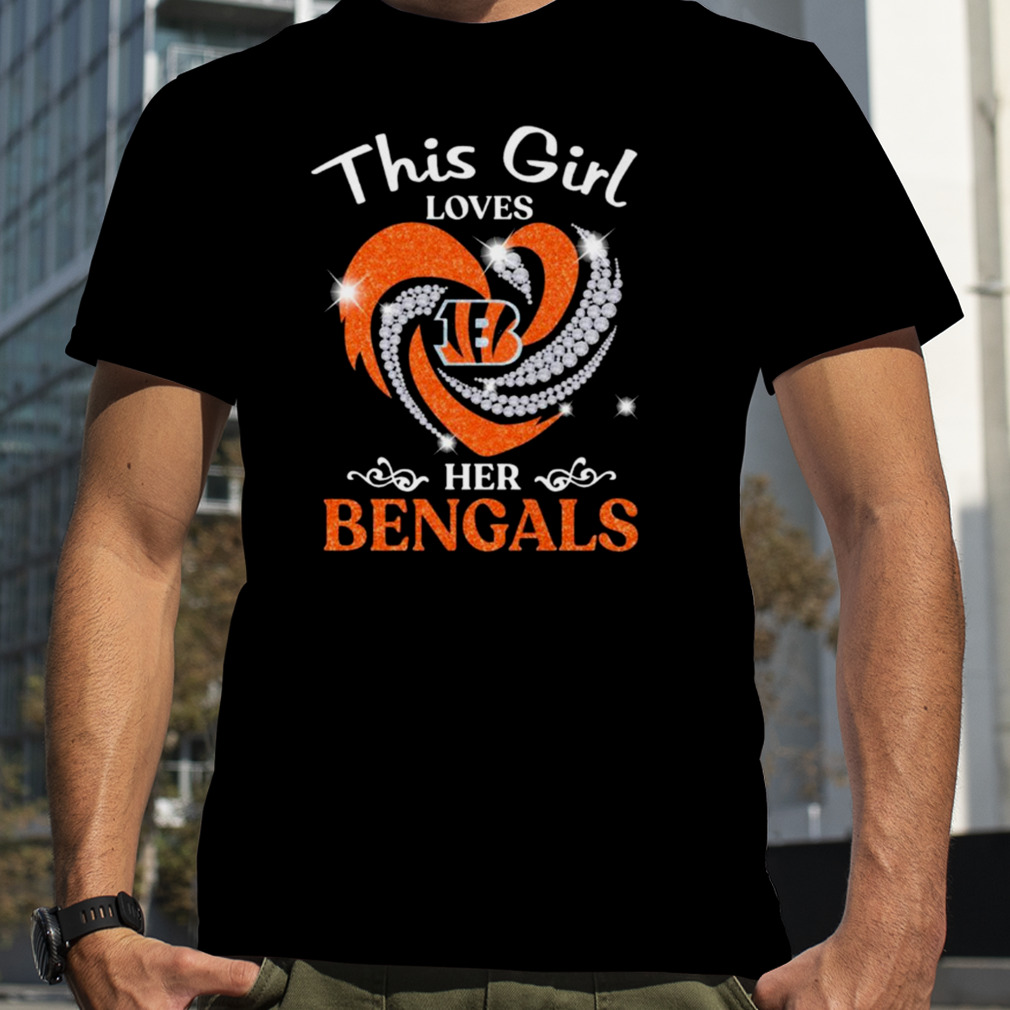 This Girl love her Cincinnati Bengals Diamond 2022 shirt, hoodie