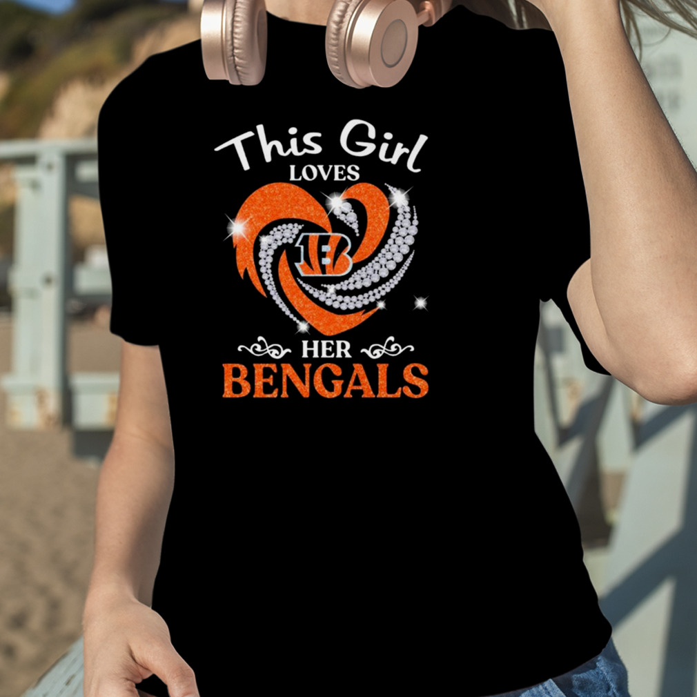 Official This Girl Loves Her Cincinnati Reds Bengals Shirt - Limotees