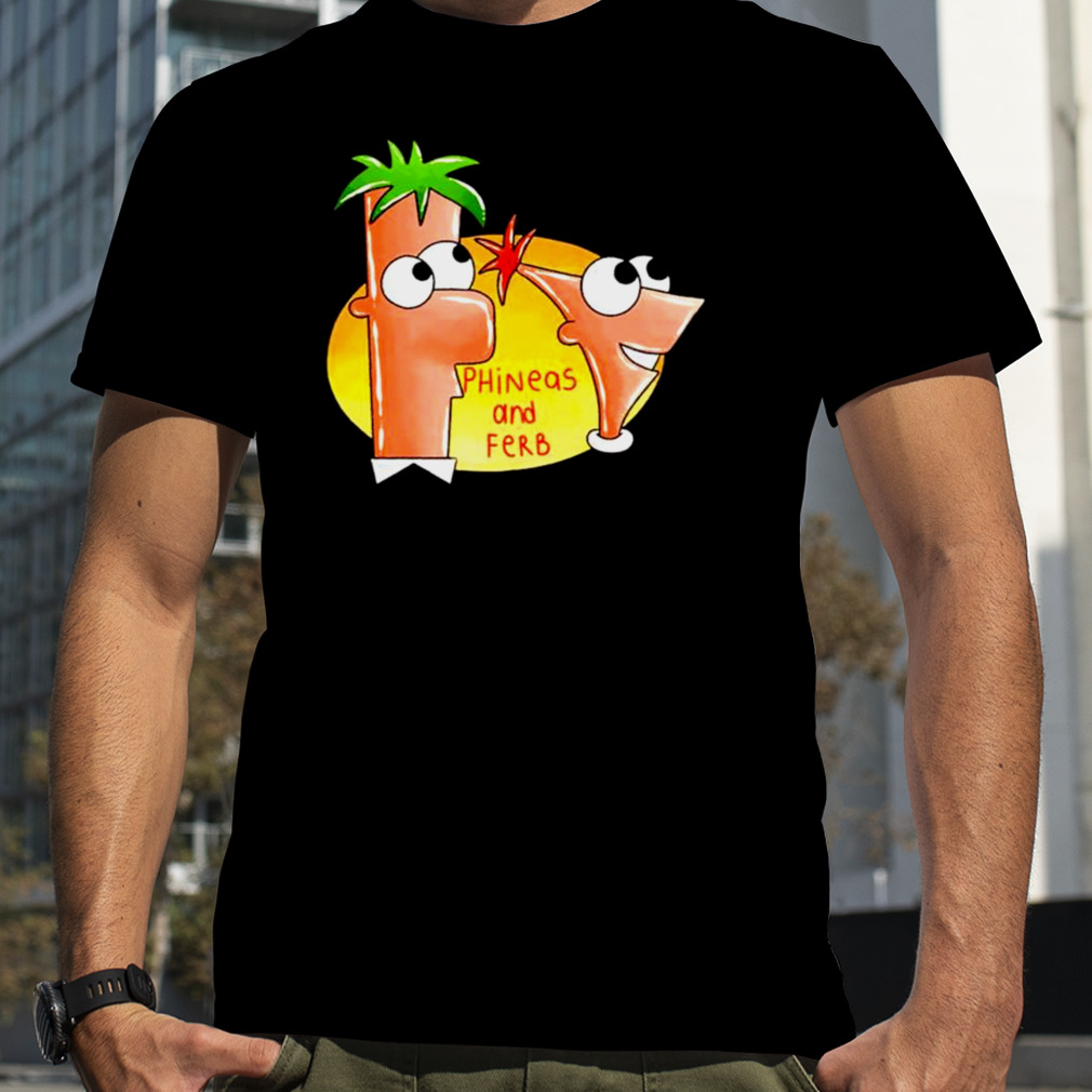 phineas and Ferb brothers cartoon shirt
