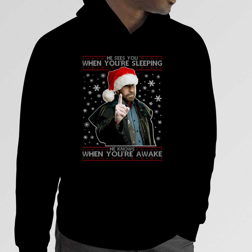 Chuck Norris Christmas Knit Pattern shirt