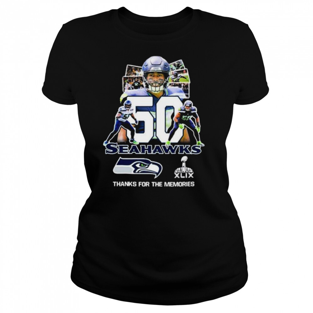 K. J. Wright XLIX Seahawks thank for the memories signature shirt 4 Women's shirts