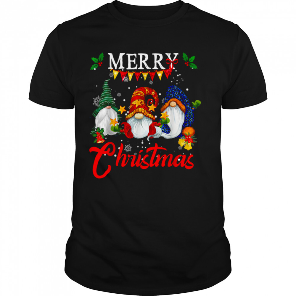 Merry Christmas Gnomies Christmas Gnome Xmas Women Shirt