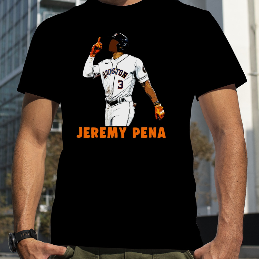 Number 3 Jeremy Pena Celebration Houston Astros shirt