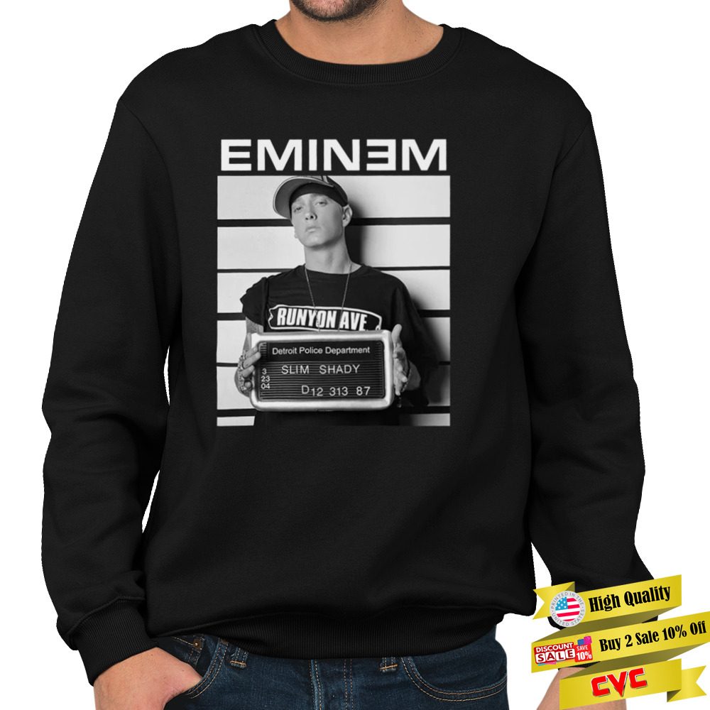 Arrest Slim Shady T-Shirt 5 Unisex Crewneck Sweatshirt