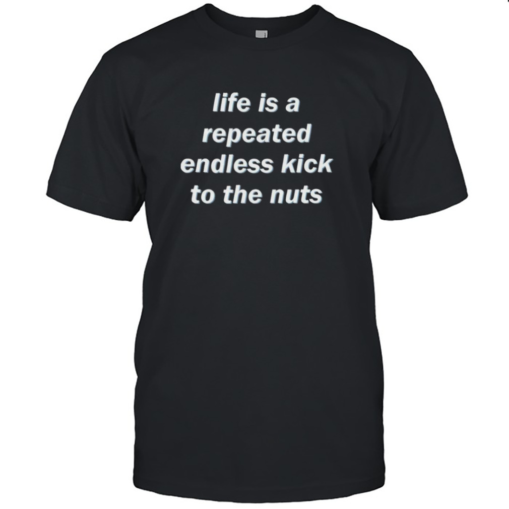 Life Is A Repeated Endless Kick To The Nuts Shirt