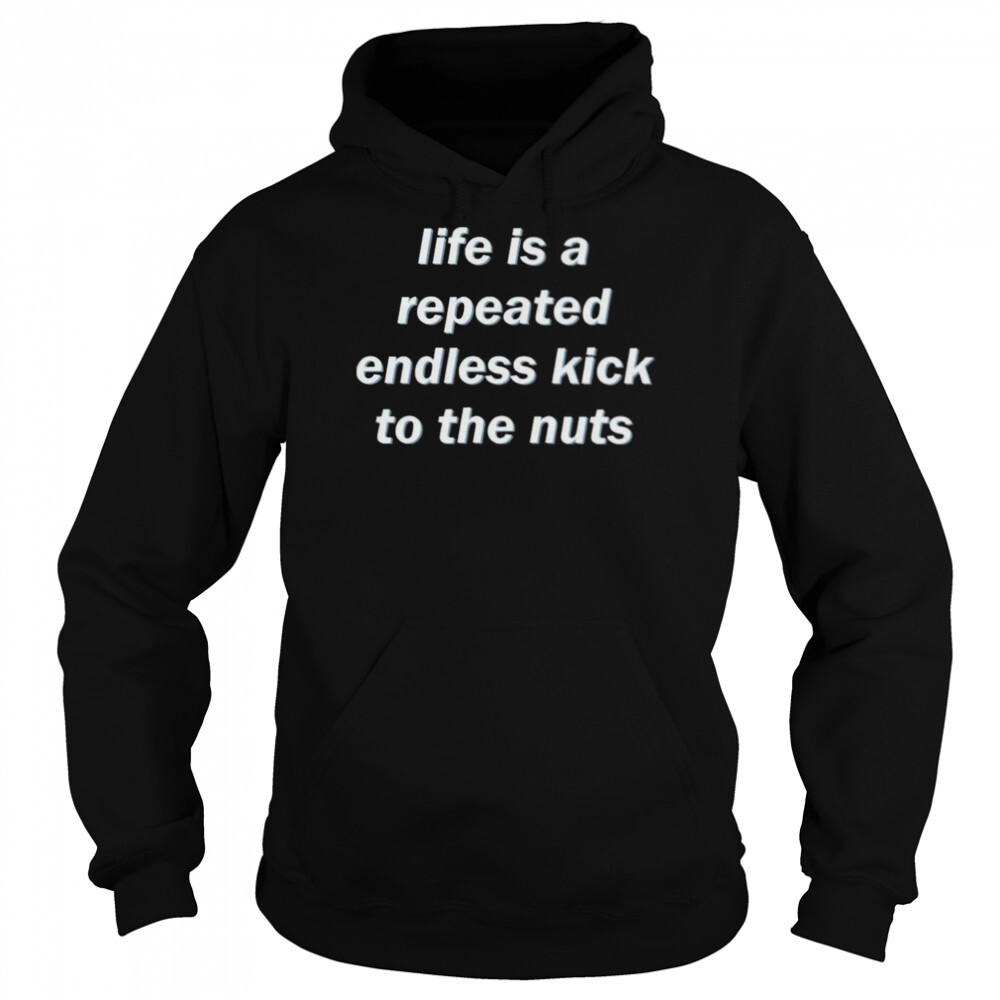Life Is A Repeated Endless Kick To The Nuts Shirt 5 Hoodie shirts