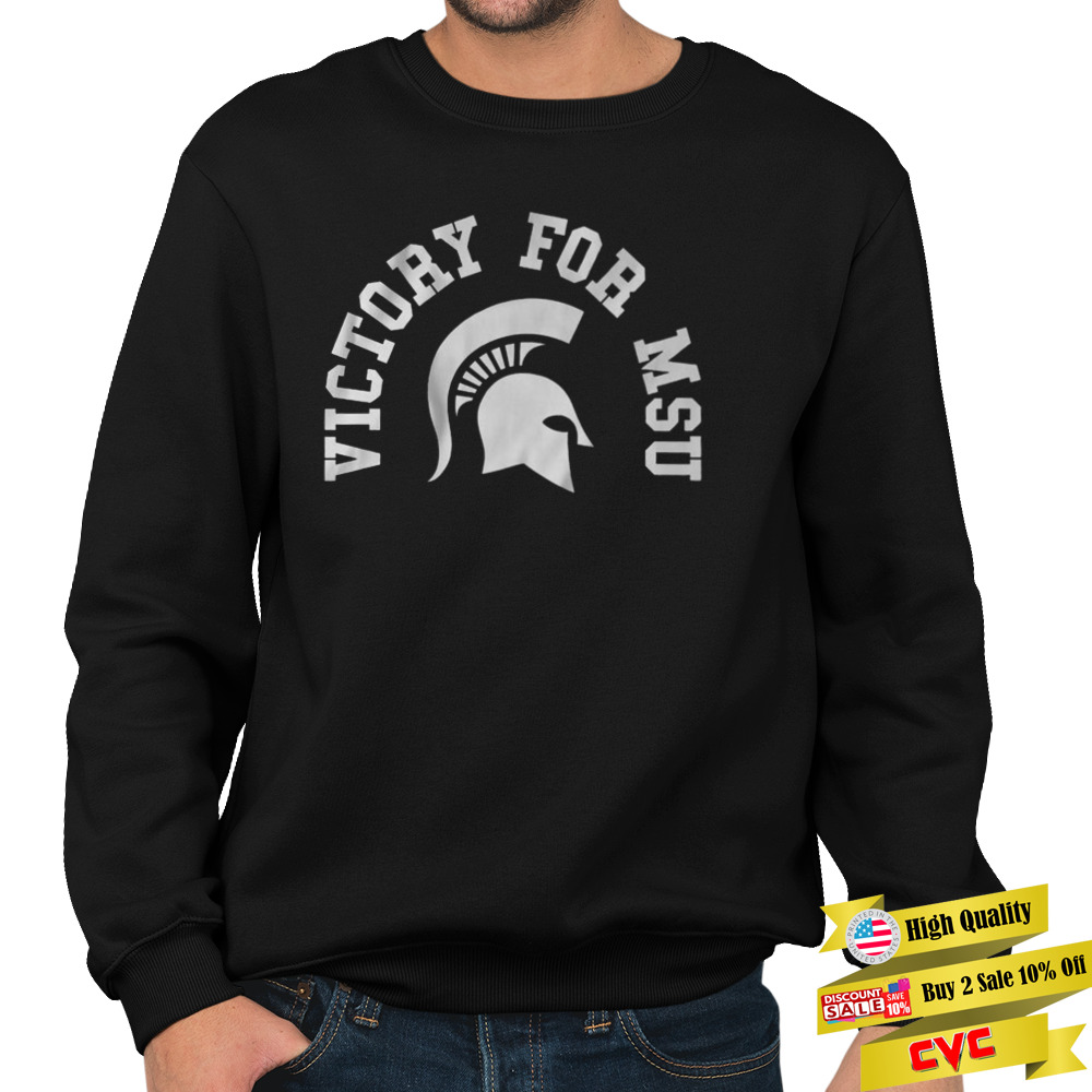 Michigan State Victory For MSU T-Shirt 5 Unisex Crewneck Sweatshirt