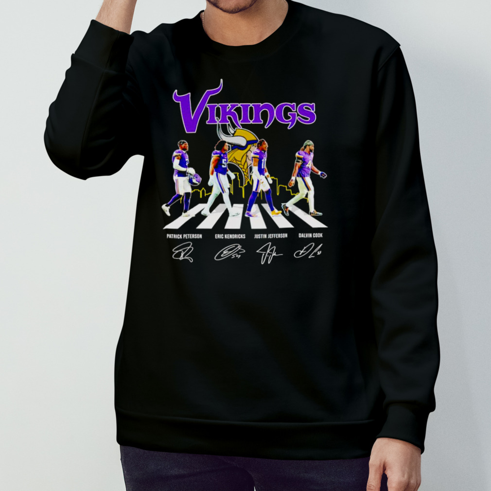 Minnesota Vikings Abbey Road Signatures Shirt - Bring Your Ideas, Thoughts  And Imaginations Into Reality Today