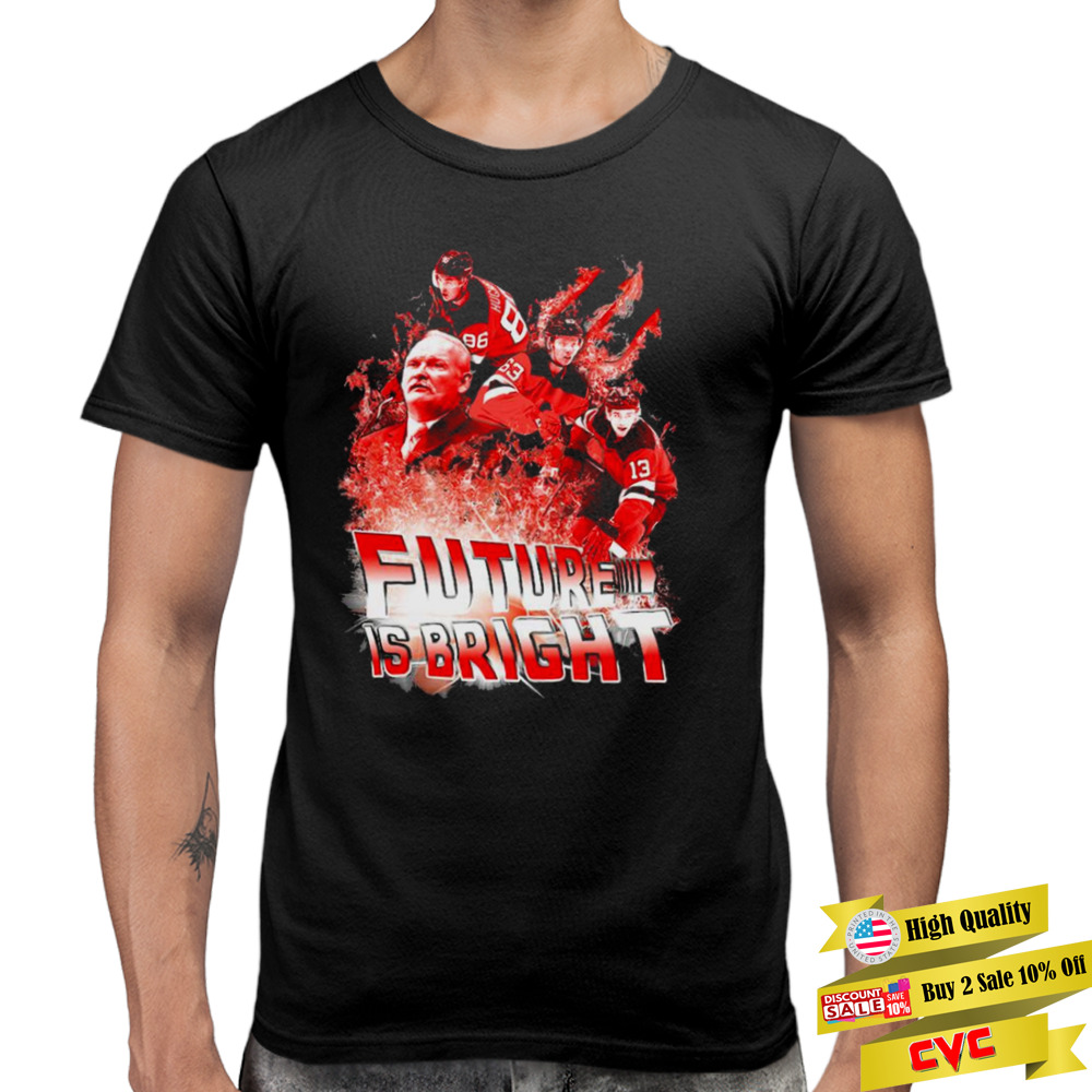 New Jersey Devils Hockey Future is Bright shirt 3 Premium Men Tee
