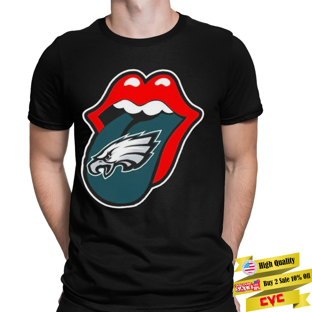 Philadelphia Eagles The Rolling Stones Logo Shirt 1 Unisex Tee