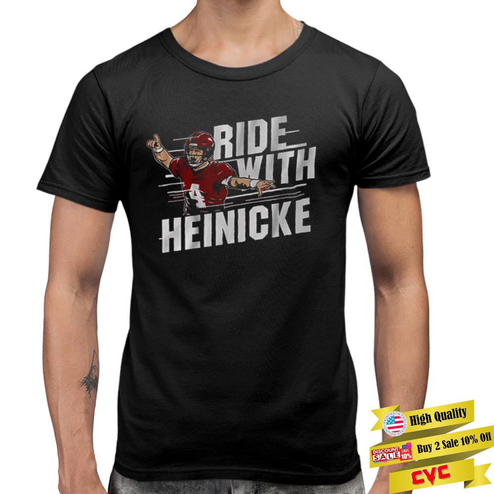 Ride With Taylor Heinicke Washington T-Shirt 3 Premium Men Tee