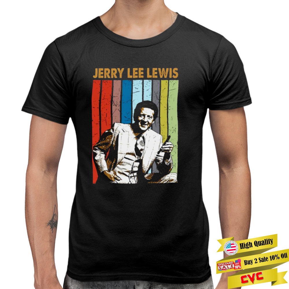 S American Country Music Guitarist The Killer Jerry Lee Lewis shirt 3 Premium Men Tee