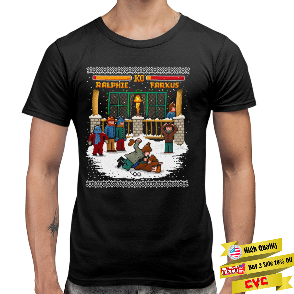 The Christmas Fight Game Oline Christmas shirt 3 Premium Men Tee