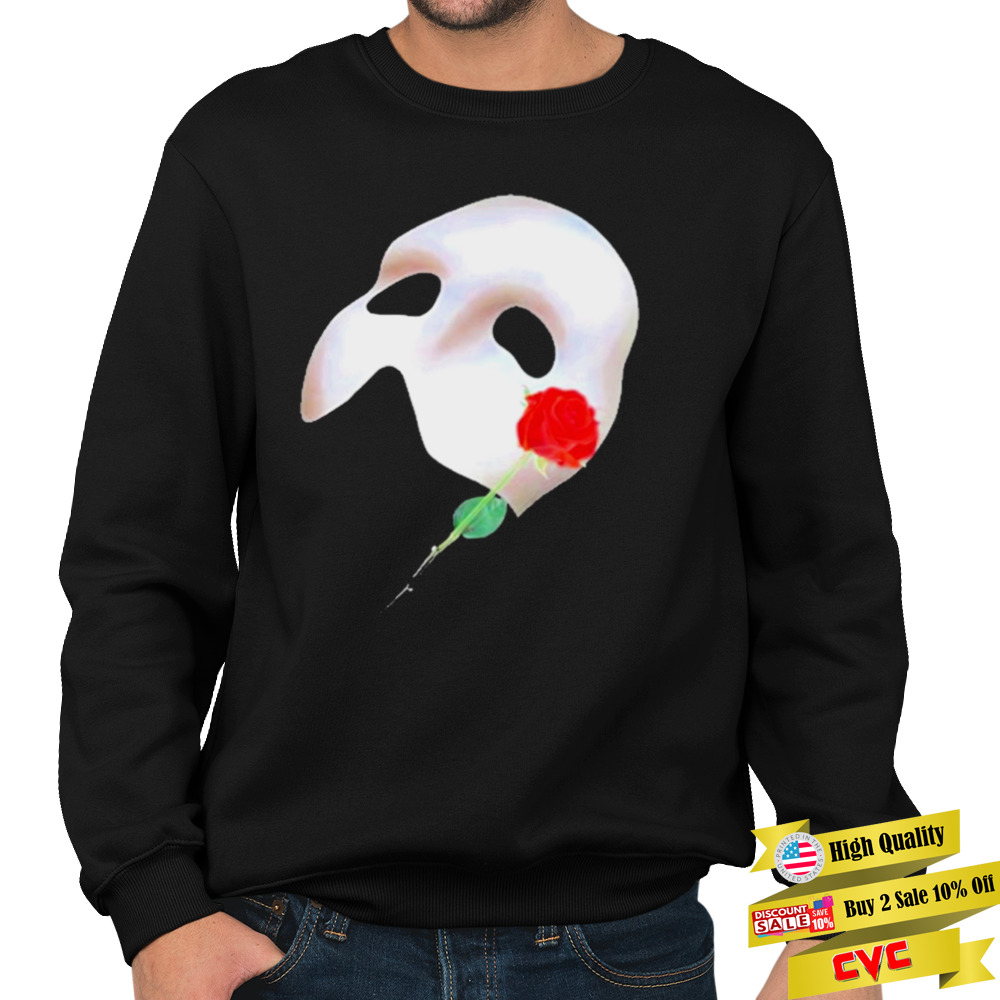 The mask the phantom of the opera broadway T-shirt 5 Unisex Crewneck Sweatshirt