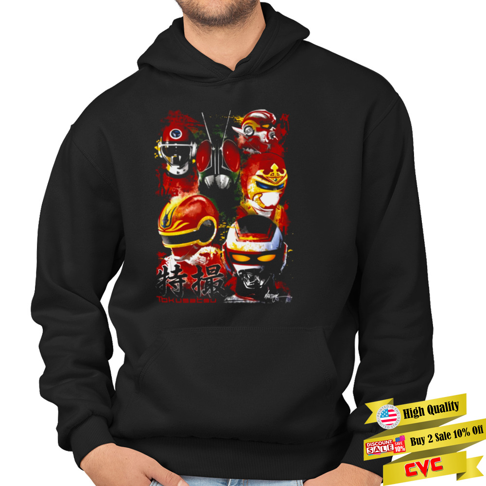 Tokusatsu Assembles Color shirt 4 Hoodie