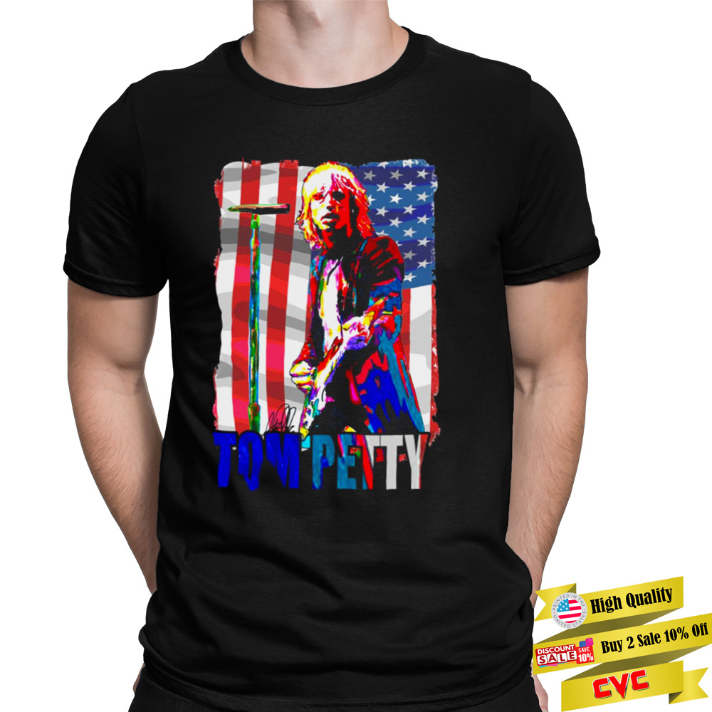 Tom Petty Musican Legend Design American Flag shirt 1 Unisex Tee