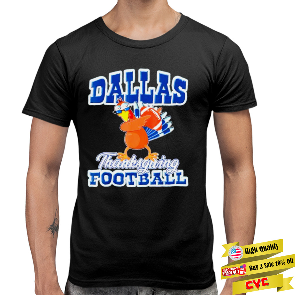 Turkey Dabbing Dallas Cowboys Football Thanksgiving 2022 shirt 3 Premium Men Tee